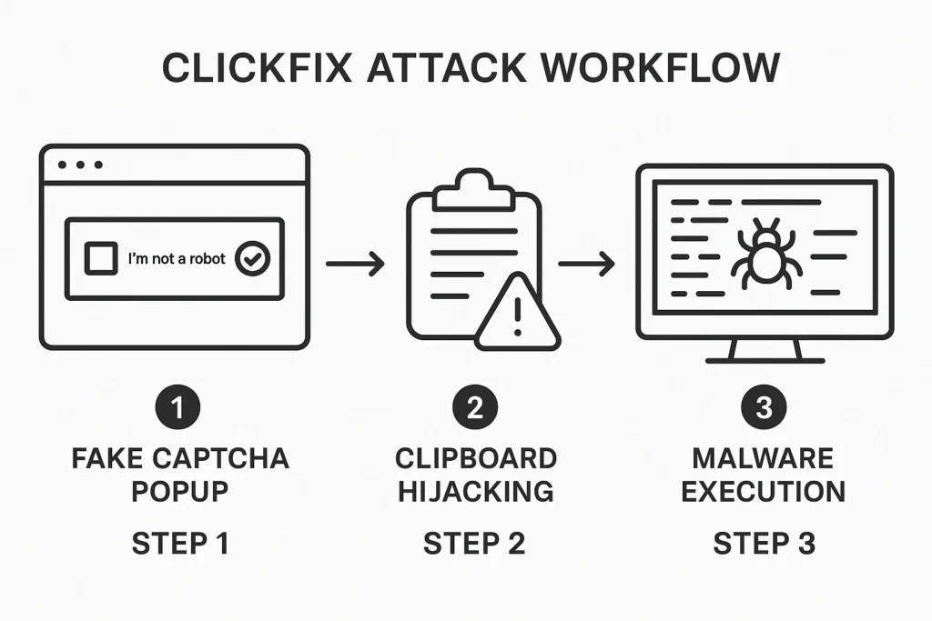 ClickFix Attack Workflow