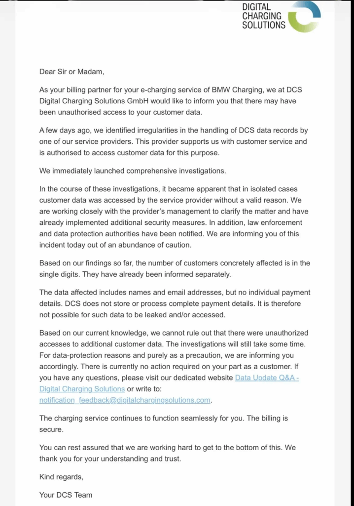 Data Breach Notification