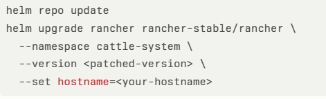 SUSE Rancher Vulnerabilities