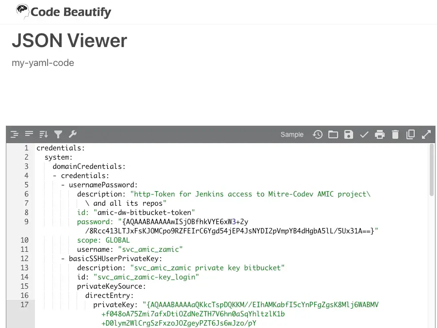 JSONFormatter key Exposed