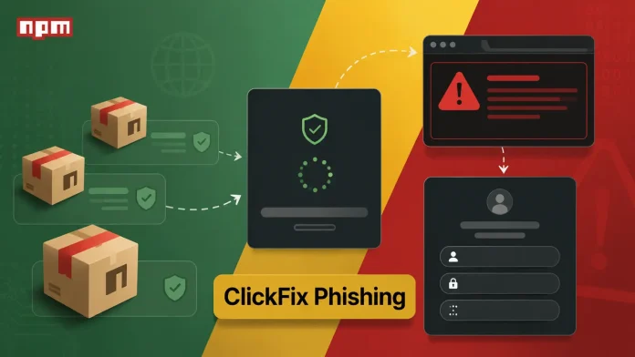 24 Malicious npm Packages Abuse Trusted Mirrors to Host ClickFix Phishing Pages