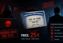 Cybercriminals Are Selling Corporate Executives’ Social Security Numbers for Just 25 Cents Executive Social Security Numbers