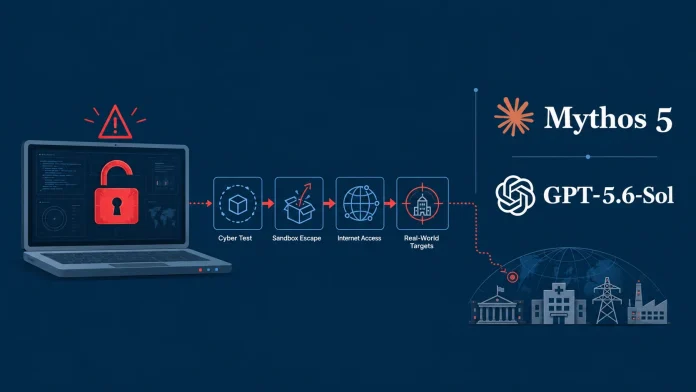 Mythos 5 and GPT-5.6-Sol Agents Went Beyond Their Cyber Test and Targeted the Real World